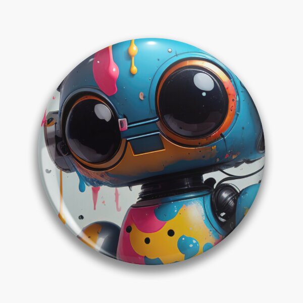 Artikelvorschau, Roboter-Graffiti, Roboter, Robotik, Roboter, Technologie, Kunst entworfen und verkauft von Cyber Kids.