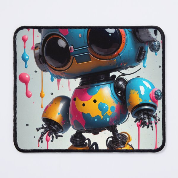 Item preview, Robot Graffitti, robot ,robotics ,robots ,technology ,art designed and sold by Cyber Kids.