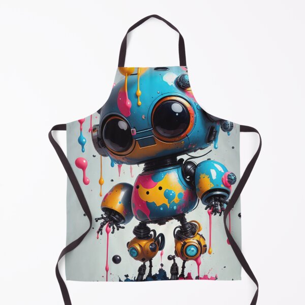 Artikelvorschau, Roboter-Graffiti, Roboter, Robotik, Roboter, Technologie, Kunst entworfen und verkauft von Cyber Kids.