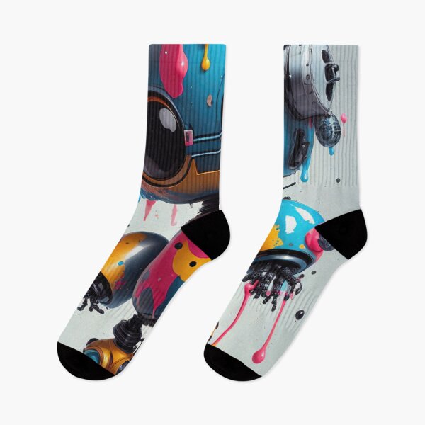 Item preview, Robot Graffitti, robot ,robotics ,robots ,technology ,art designed and sold by Cyber Kids.