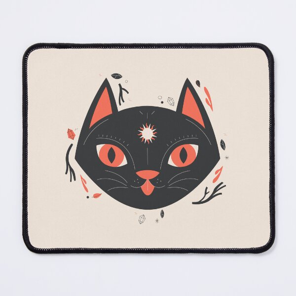 Item preview, Mystical Whiskers: Enchanting Black Cat Collection designed and sold by Wise-Geek.