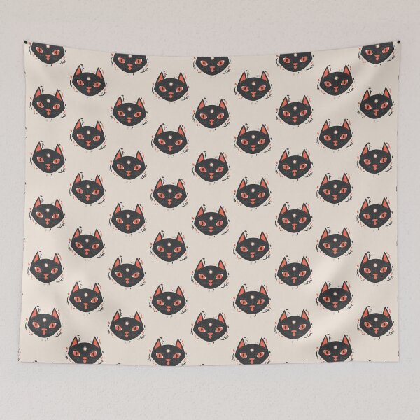 Item preview, Mystical Whiskers: Enchanting Black Cat Collection designed and sold by Wise-Geek.