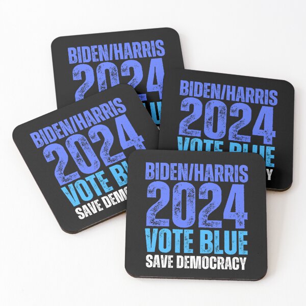 Item preview, Biden/Harris 2024 Vote Blue Democratic Political Design designed and sold by EarthArtDesigns.