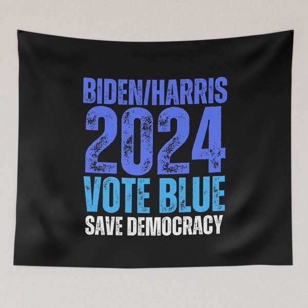 Item preview, Biden/Harris 2024 Vote Blue Democratic Political Design designed and sold by EarthArtDesigns.