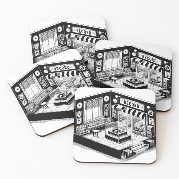 Item preview, Record shop designed and sold by OldSchoolRetro.