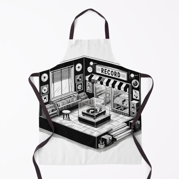 Item preview, Record shop designed and sold by OldSchoolRetro.