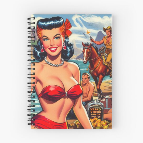 Item preview, Vintage Western  Pulp Girl designed and sold by PulpVintage.