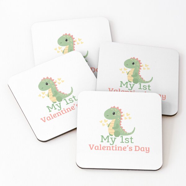 Item preview, Valentine's Day gifts Dinosaur Newborn Design My 1st Valentine's Day designed and sold by TheVirtualSpace.