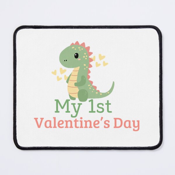 Item preview, Valentine's Day gifts Dinosaur Newborn Design My 1st Valentine's Day designed and sold by TheVirtualSpace.