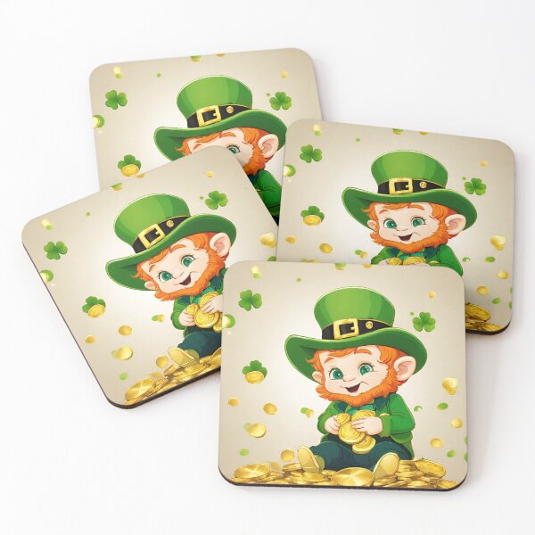 Item preview, Happy leprechaun designed and sold by seahorse crossing.