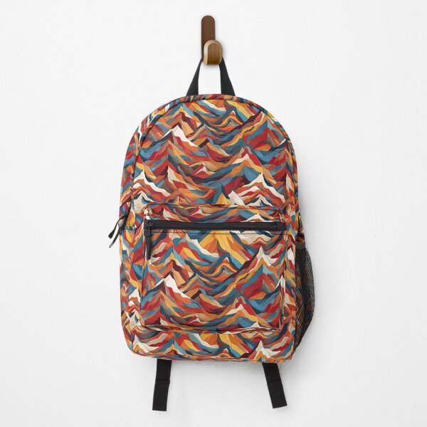 Item preview, Pattern of colorful mountains designed and sold by CreativeSparkzz.