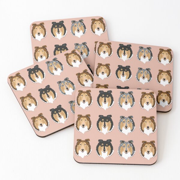 Item preview, Collie pattern designed and sold by haniku.