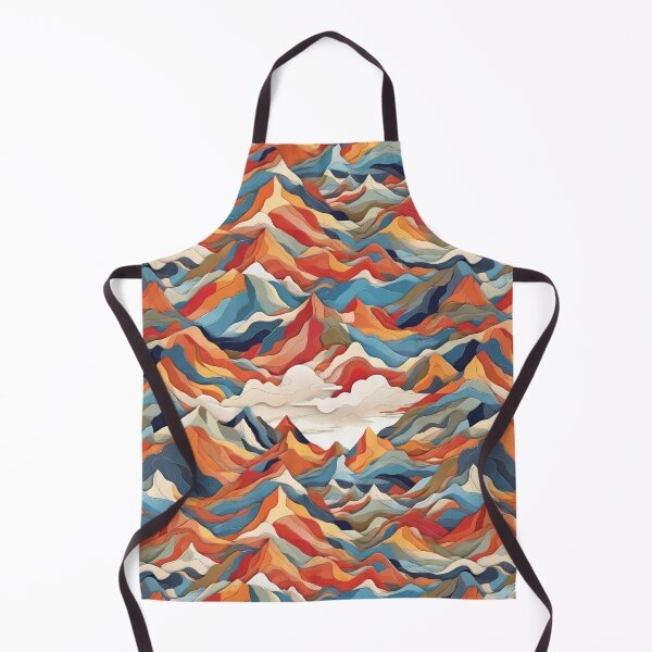 Item preview, Pattern of colorful mountains designed and sold by CreativeSparkzz.