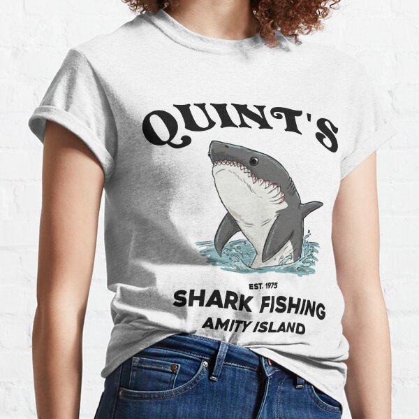 Quint's Shark Fishing Tee – Super 70s Sports