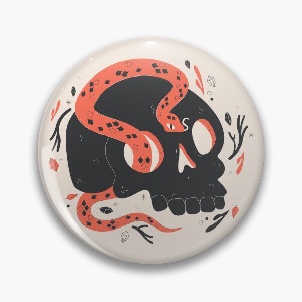 Item preview, Serpentine Enigma: Mystical Serpent in Skull Collection designed and sold by Wise-Geek.