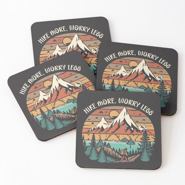 Item preview, Hike More, Worry Less designed and sold by Sketch-Shack.