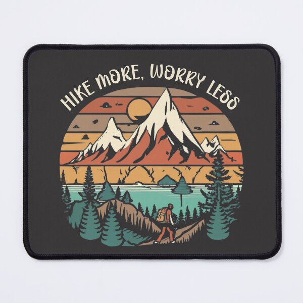 Item preview, Hike More, Worry Less designed and sold by Sketch-Shack.