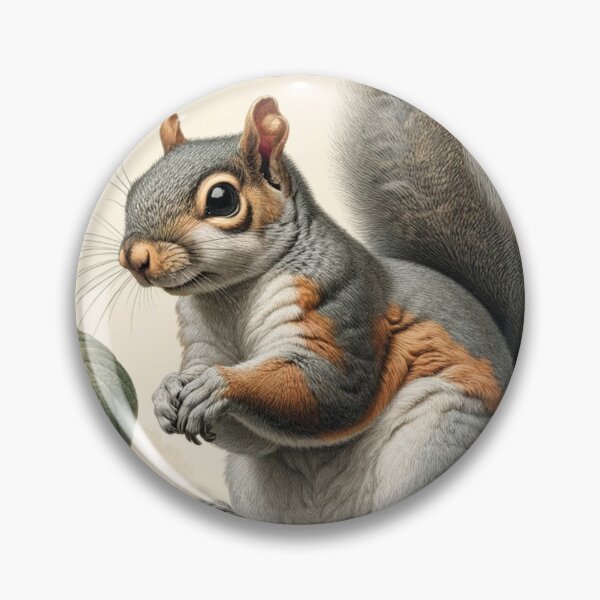 Item preview, Squirrel on a tree designed and sold by ClumsyClouds.