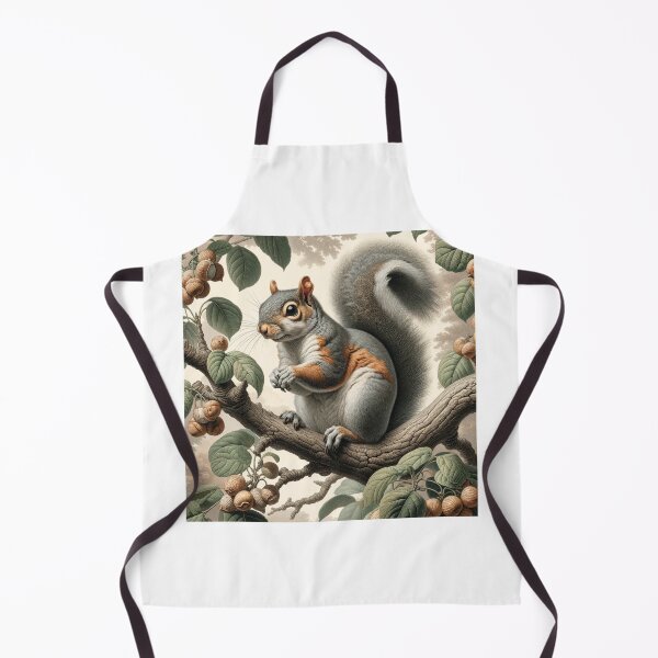 Item preview, Squirrel on a tree designed and sold by ClumsyClouds.