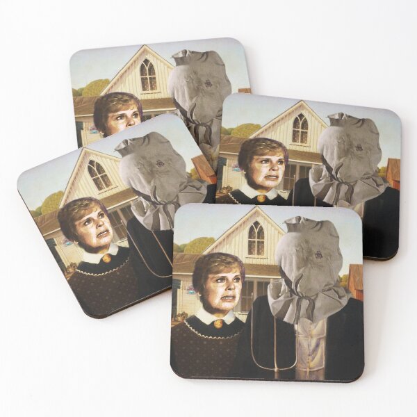 Item preview, American Gothic Friday the 13th Mother and Son designed and sold by Gore2Geek.