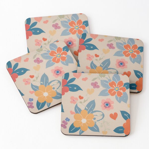 Item preview, 1970s Inspired Floral Wallpaper Design  designed and sold by AnimaliaStar.