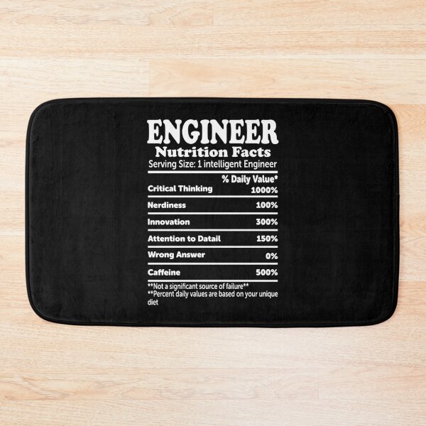 Item preview, Engineer Nutrition Facts designed and sold by ScienceCorner.