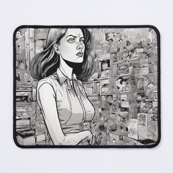 Item preview, black white lady designed and sold by rominek77.