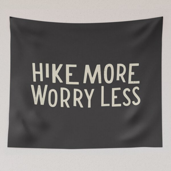 Item preview, Hike More, Worry Less designed and sold by Sketch-Shack.