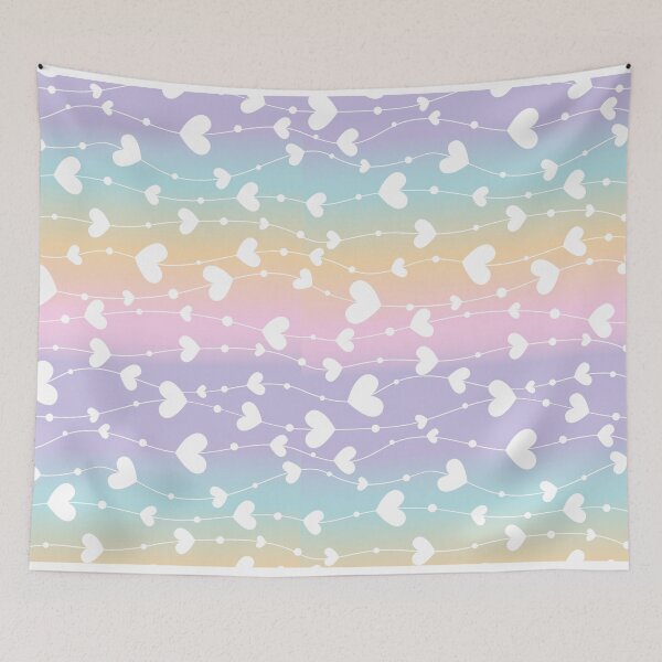Item preview, Pastel Love Pattern designed and sold by graphicmeyou.