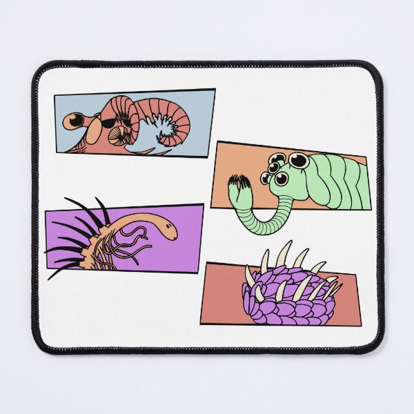 Item preview, Anomalocaris Opabinia Hallucigenia Wiwaxia designed and sold by PaleoInvert.