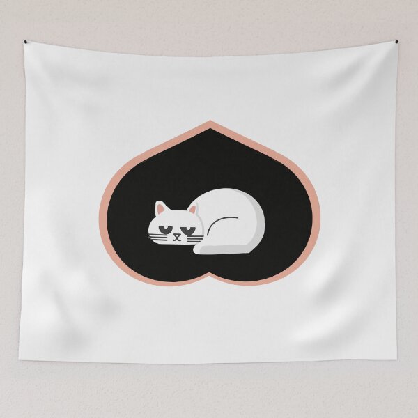 Item preview, Lazy Cat Stickers For Cat Lover designed and sold by CANDYFrog.