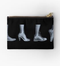 X-ray of a woman's foot in 4 different shoes Studio Pouch