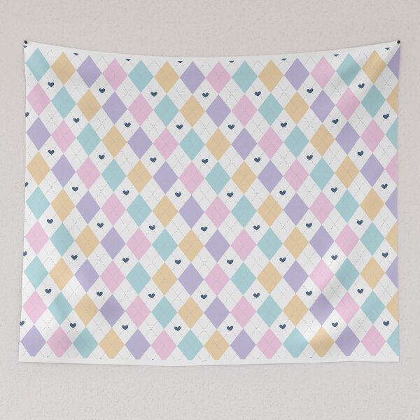 Item preview, Pastel Love Heart Pattern designed and sold by graphicmeyou.