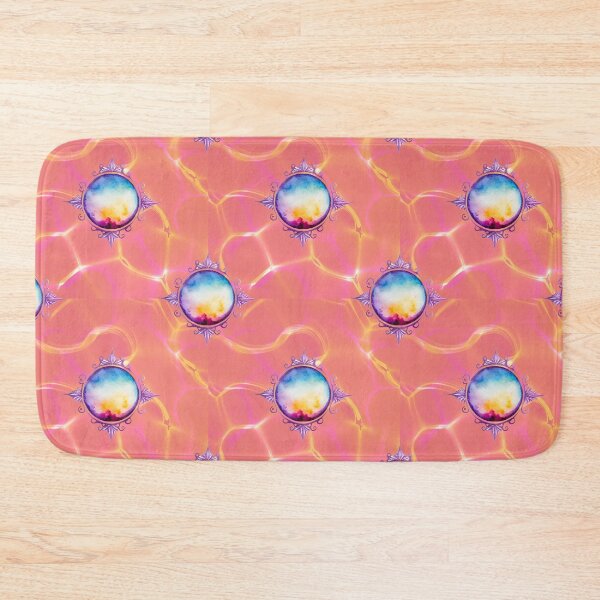 Item preview, Mystic ball electric peach pattern designed and sold by ncNatureVisions.