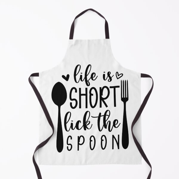 Item preview, life is short lick the spoon designed and sold by NoursDesigner.