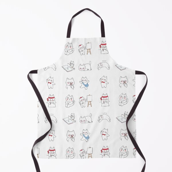 Item preview, kitten painting, writing, sad, doing yoga, happy designed and sold by huape.
