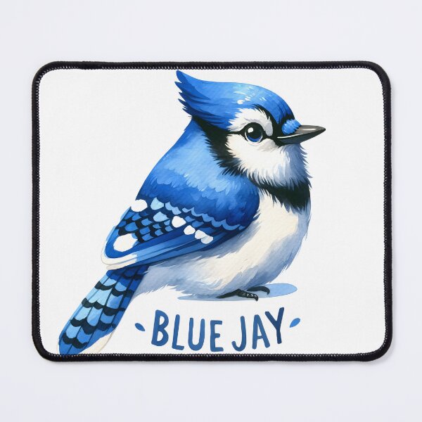 Item preview, Vibrant Blue Jay Elegance - Watercolor Wonder designed and sold by KNAA.