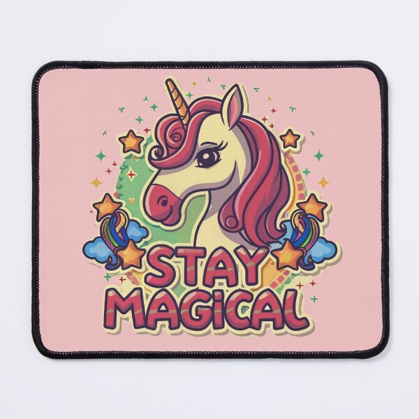 Item preview, Magical unicorn say stay magical  designed and sold by Coollzone.
