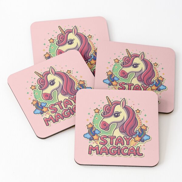 Item preview, Magical unicorn say stay magical  designed and sold by Coollzone.