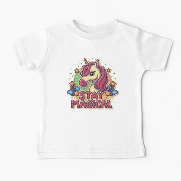 Item preview, Magical unicorn say stay magical  designed and sold by Coollzone.