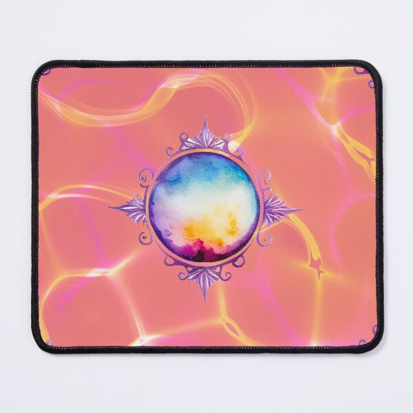 Item preview, Mystic ball electric peach pattern designed and sold by ncNatureVisions.