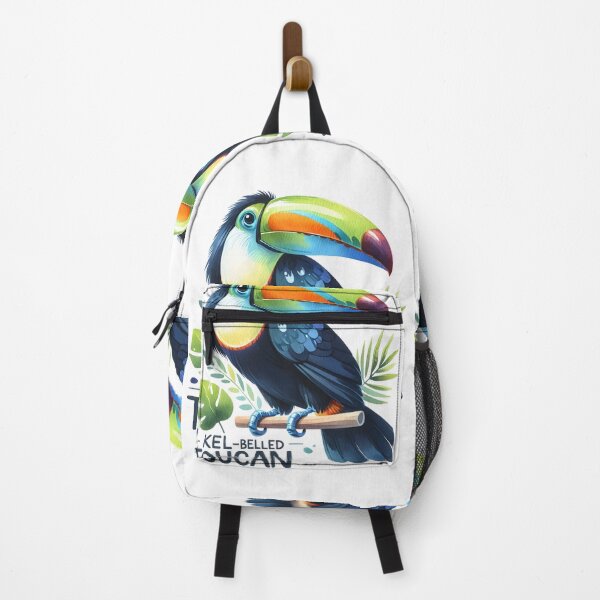 Item preview, Tropical Charm of the Keel-billed Toucan - Artistic Watercolor designed and sold by KNAA.