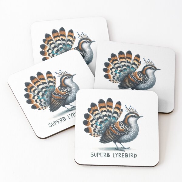 Item preview, Majestic Superb Lyrebird - Artistic Watercolor designed and sold by KNAA.