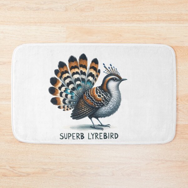 Item preview, Majestic Superb Lyrebird - Artistic Watercolor designed and sold by KNAA.