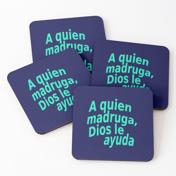 Item preview, A quien madruga, Dios le ayuda designed and sold by lobodelnoir.