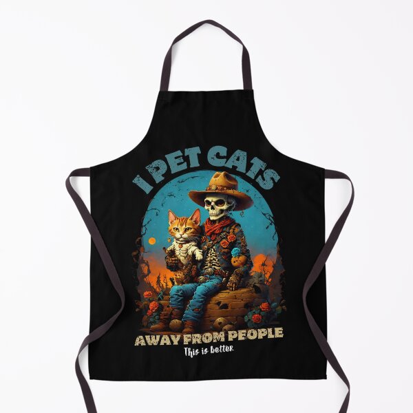 Item preview, Cowboy Skeleton Cat Kitten Lover Grumpy Skull Kitty Pet Owner designed and sold by Zak48shop.