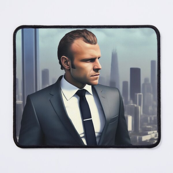 Item preview, Parisian Prestige: Macron's Metropolitan Vista designed and sold by ZuelowArt.
