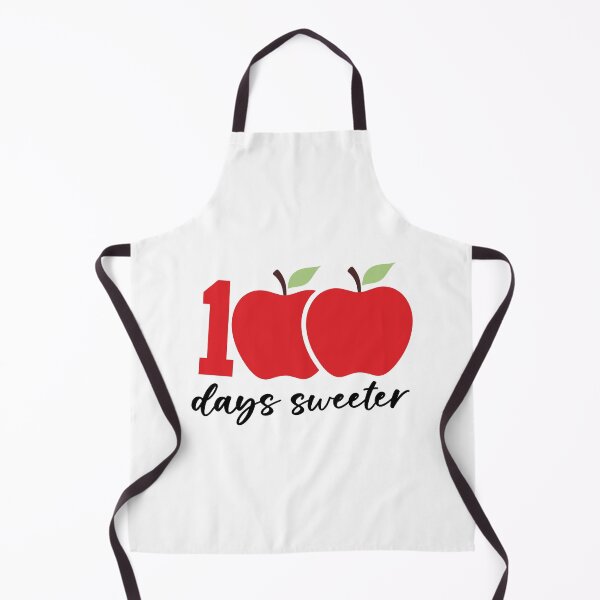 Item preview, 100 Days Sweeter Red Apples - 100 Days Of School designed and sold by Smix Pixels.