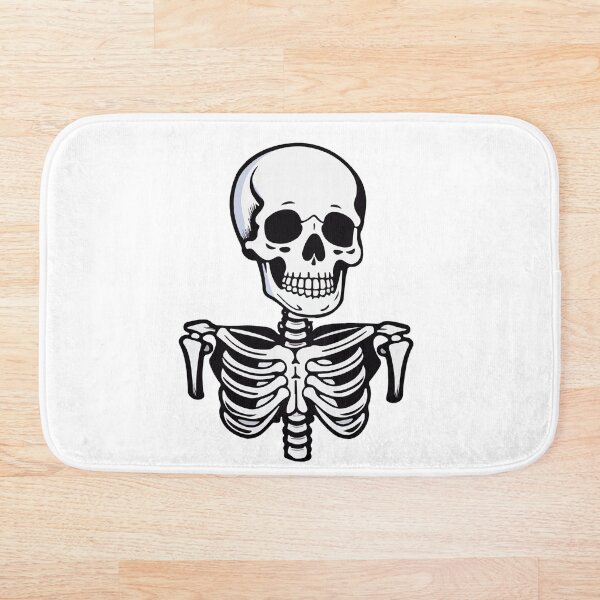 Item preview, Happy skeleton without arms designed and sold by StickerLab4.