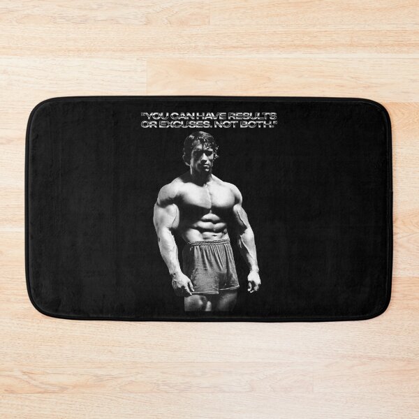 Item preview, You can have results or excuses. Not both. Arnold Schwarzenegger Fan art. designed and sold by HuzaifaNaveedh.